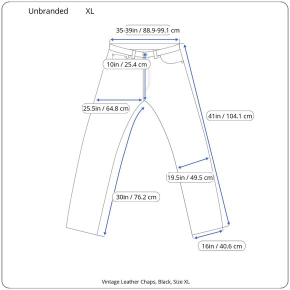 Vintage Black Genuine Leather Motorcycle Riding Chaps Heavy Leather Halloween - Picture 10 of 11